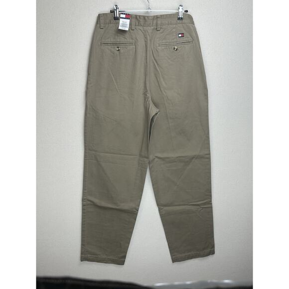 Men's NWT Tommy Hilfiger Size 31x32 Pants Tan Chino Khaki Office Dress Classic - Picture 12 of 14